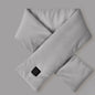 USB Women Men Heating Scarf Temperature Scarf 3 Gears Wrap Fleece Washable Electric Neck Warmer Not Inclound Battery for Camping